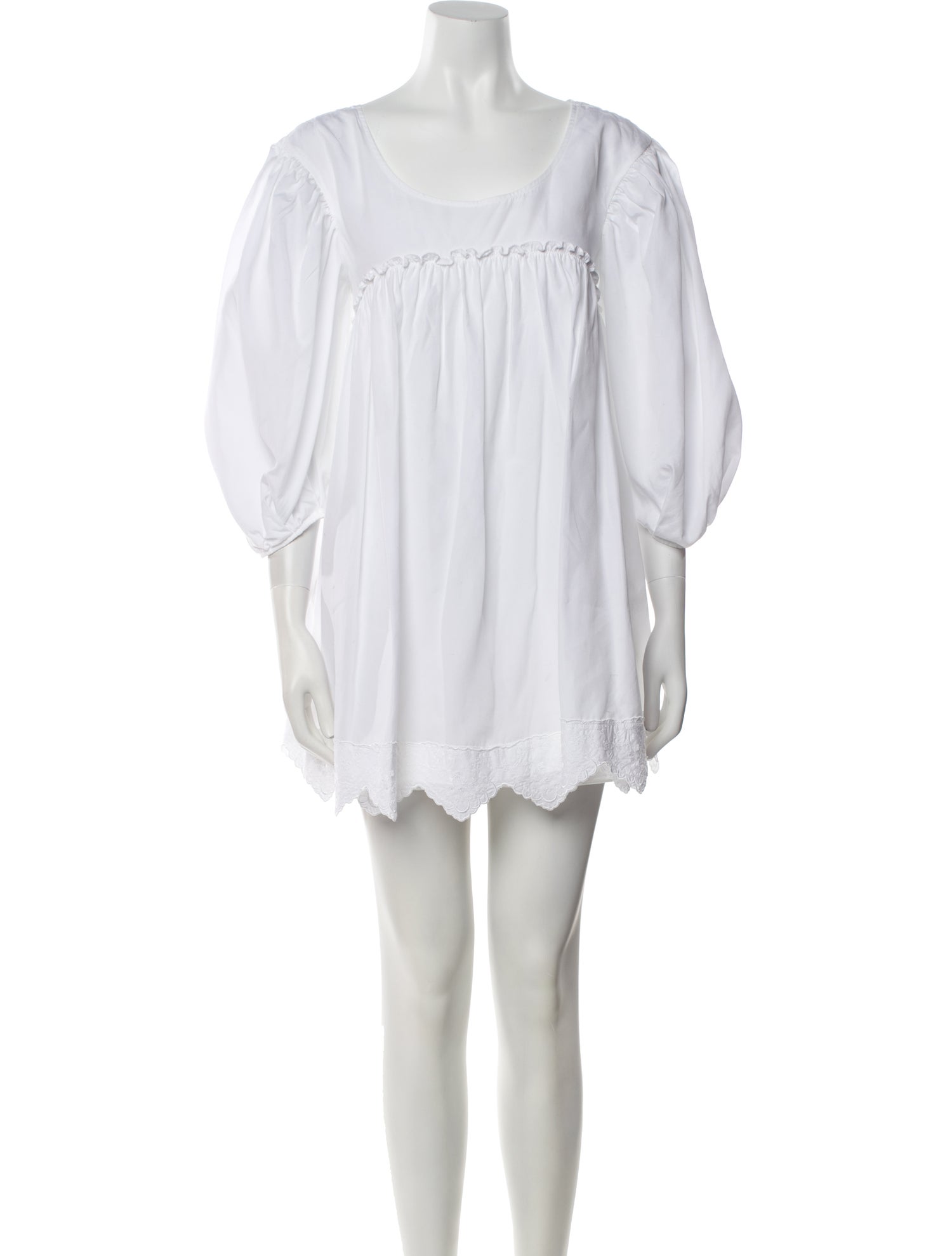 Simone Rocha Scoop Neck Mini Dress