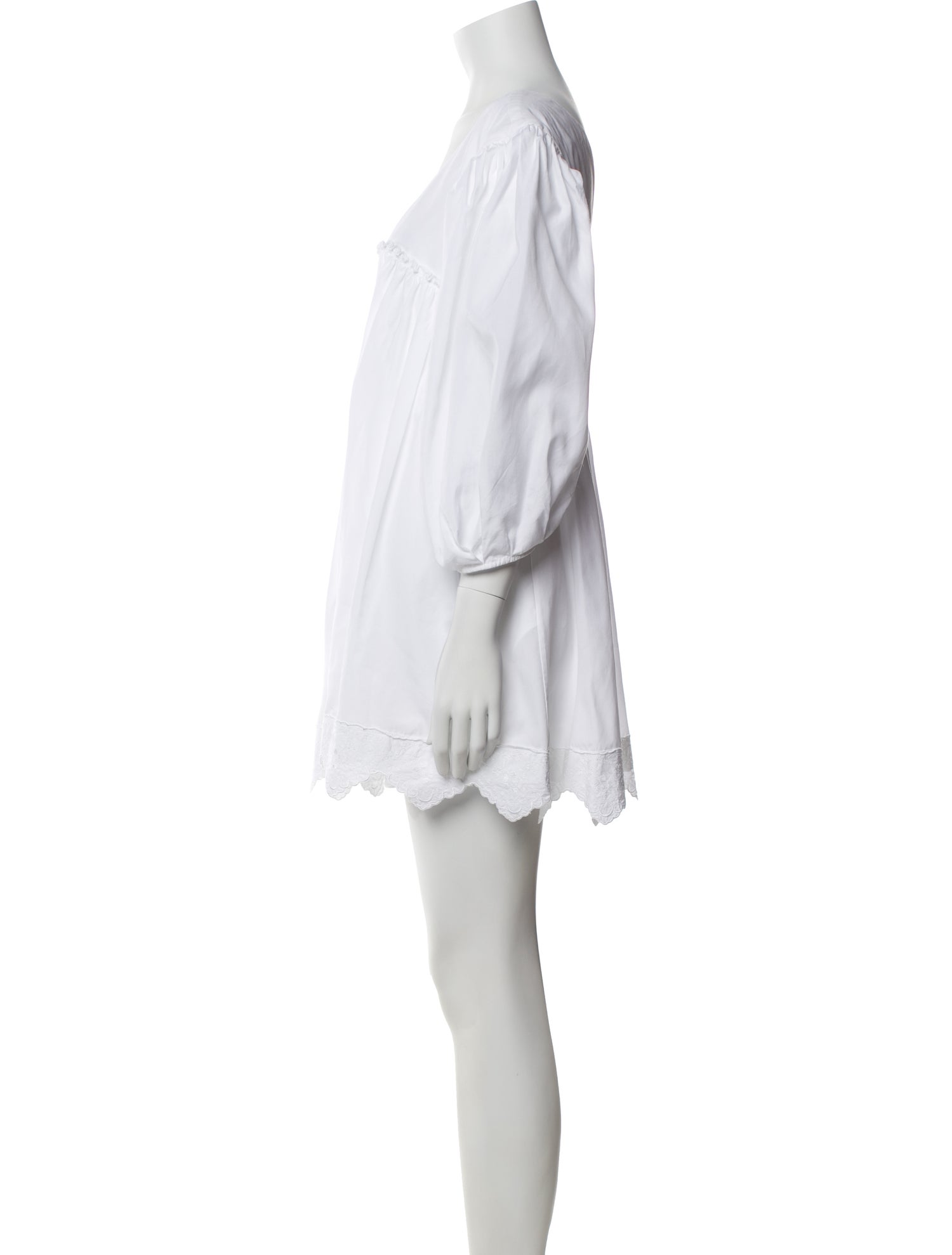 Simone Rocha Scoop Neck Mini Dress