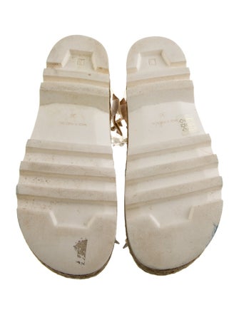 Simone Rocha Faux Pearl Accents PVC Espadrilles