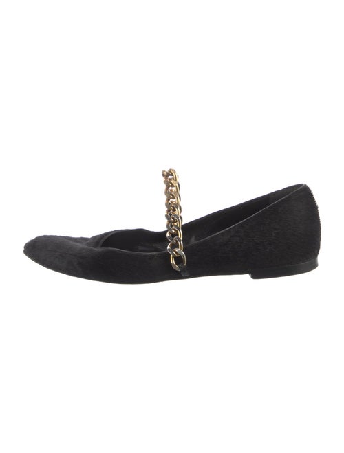 Simone Rocha Fur Mary Jane Flats
