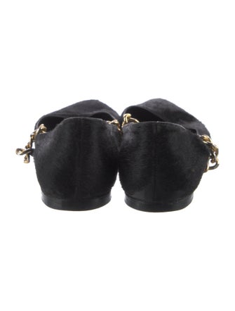 Simone Rocha Fur Mary Jane Flats