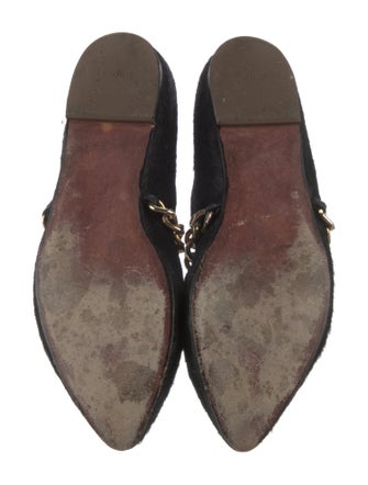 Simone Rocha Fur Mary Jane Flats