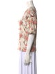 Simone Rocha Silk Floral Print Blouse