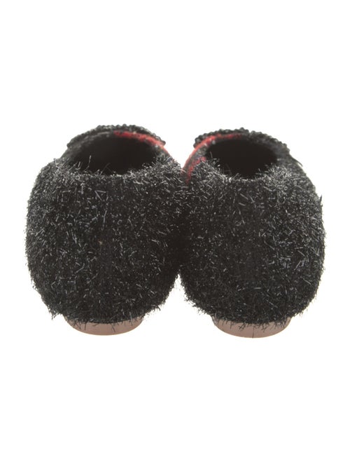 Simone Rocha Tweed Printed Flats