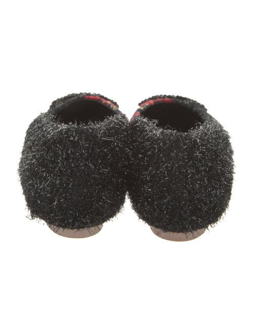 Simone Rocha Tweed Printed Flats