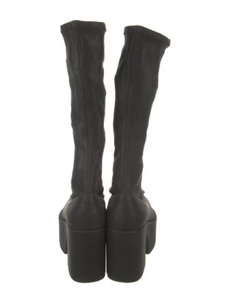 Simone Rocha Leather Bow Accents Sock Boots