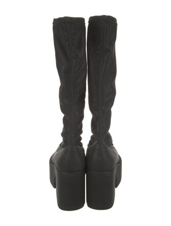 Simone Rocha Leather Bow Accents Sock Boots