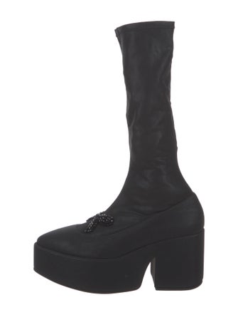 Simone Rocha Leather Sock Boots
