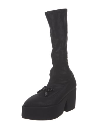 Simone Rocha Leather Sock Boots