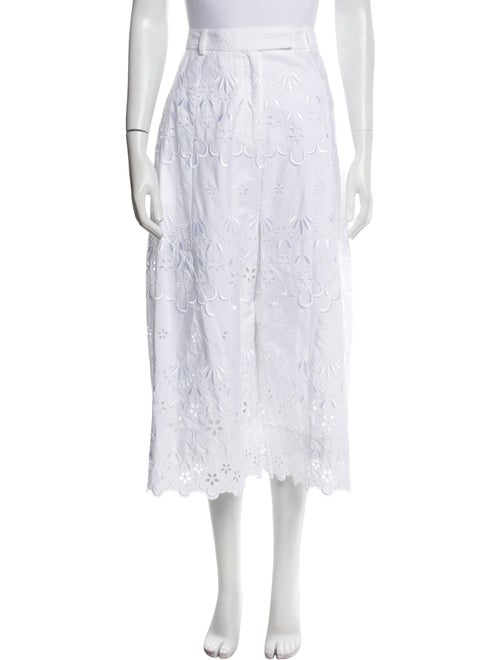 Simone Rocha Lace Pattern Wide Leg Pants