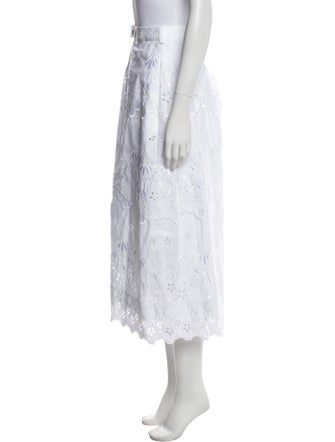 Simone Rocha Lace Pattern Wide Leg Pants