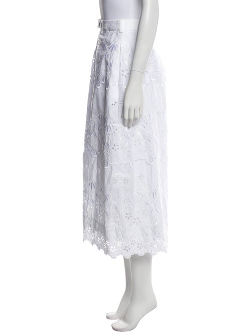 Simone Rocha Lace Pattern Wide Leg Pants