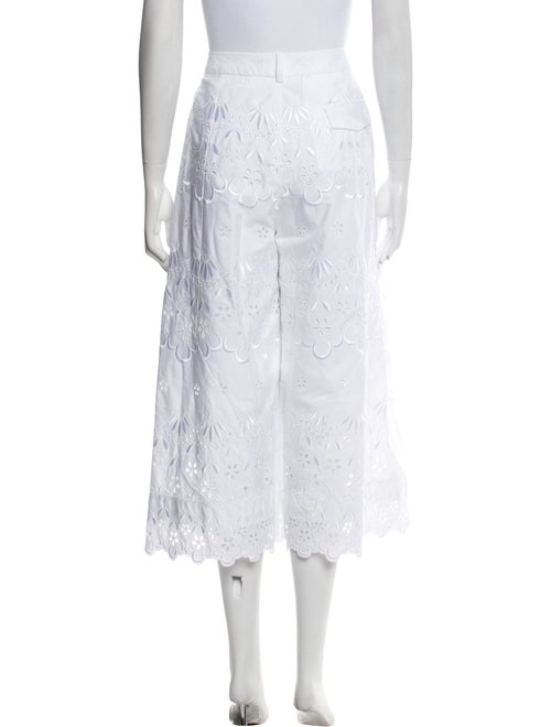 Simone Rocha Lace Pattern Wide Leg Pants