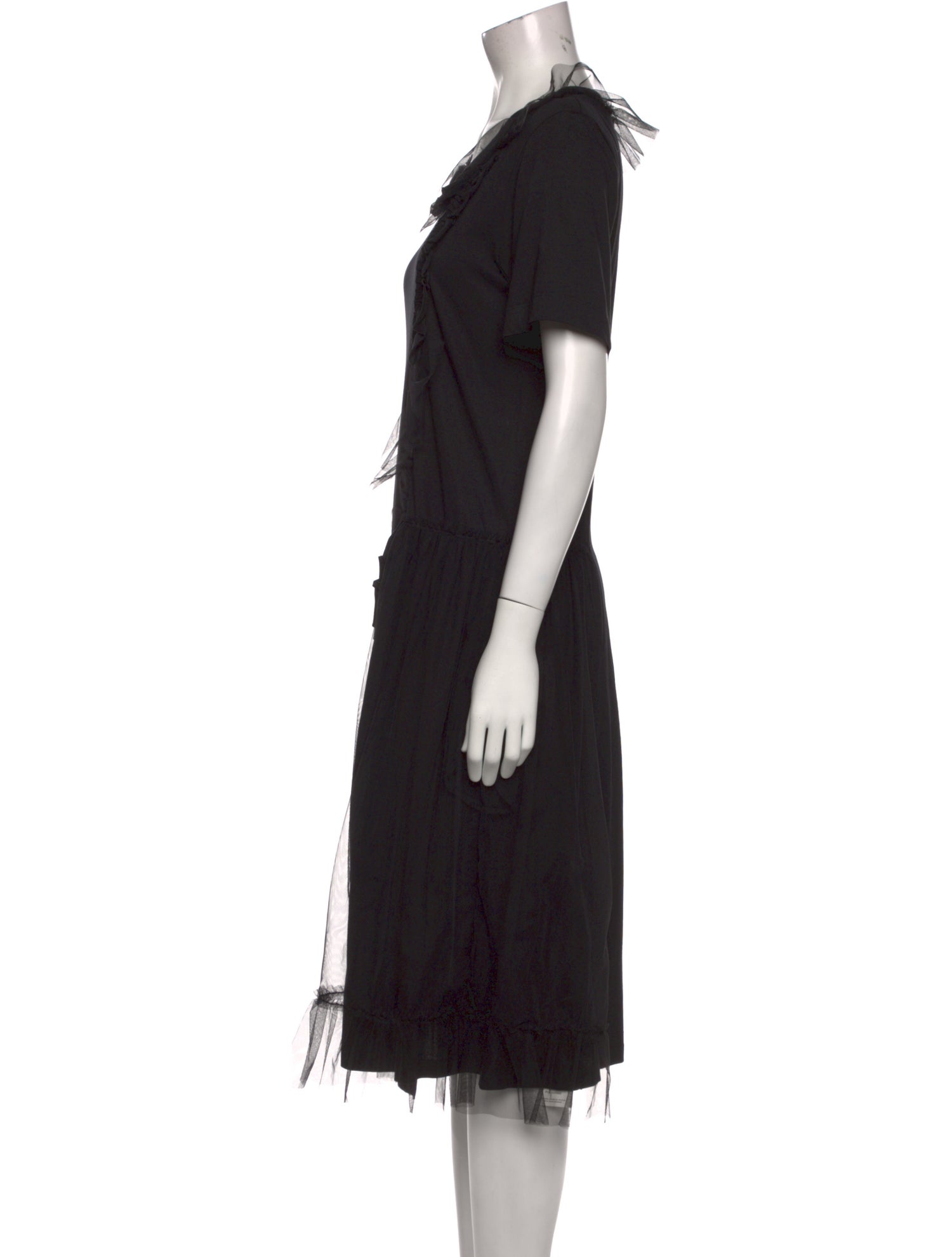 Simone Rocha Scoop Neck Midi Length Dress