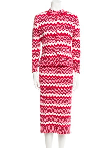 Simone Rocha Suits and Sets Striped Scalloped Accent Skirt Suit M