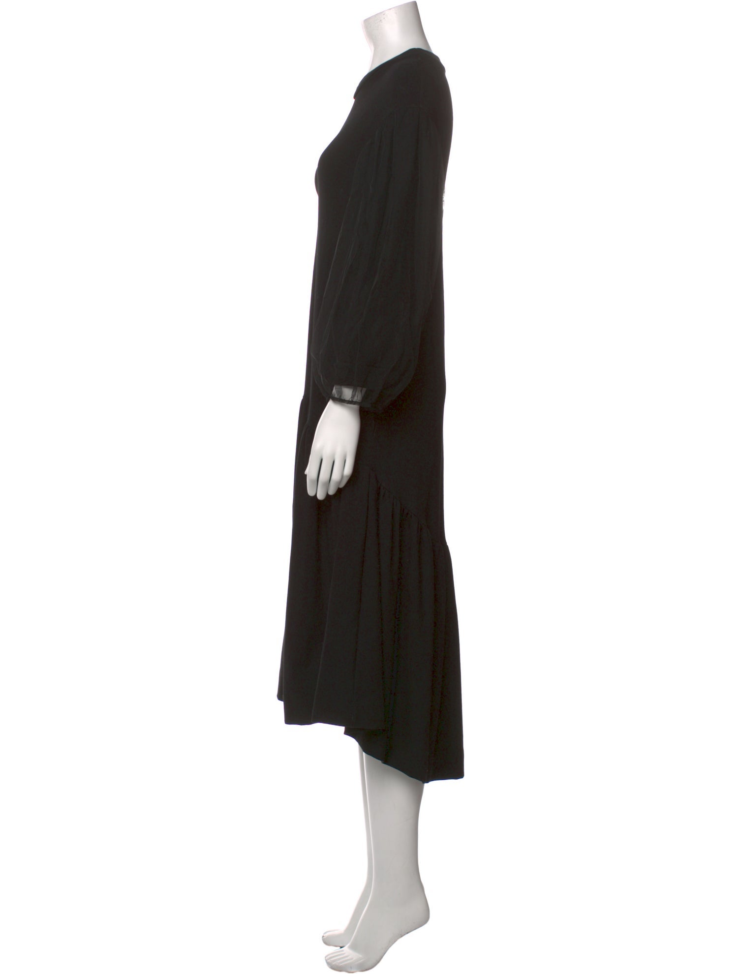 Simone Rocha Crew Neck Long Dress
