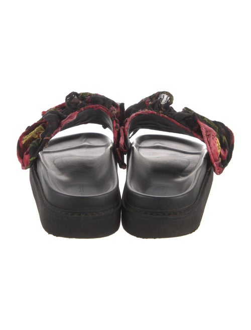 Simone Rocha Printed Ruffle Embellishment Slides