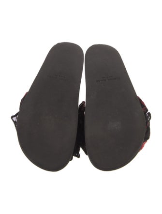 Simone Rocha Printed Ruffle Embellishment Slides