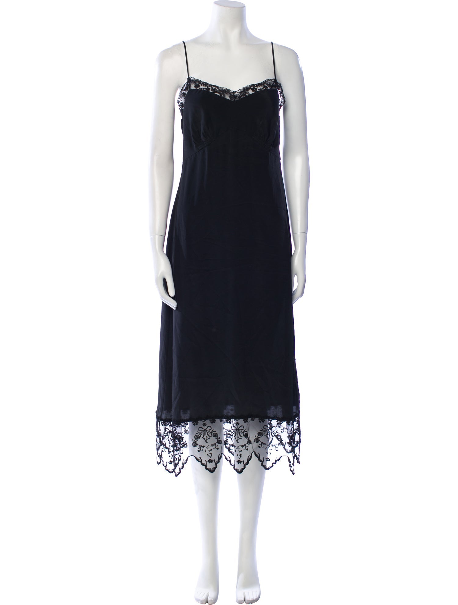 Simone Rocha Square Neckline Long Dress