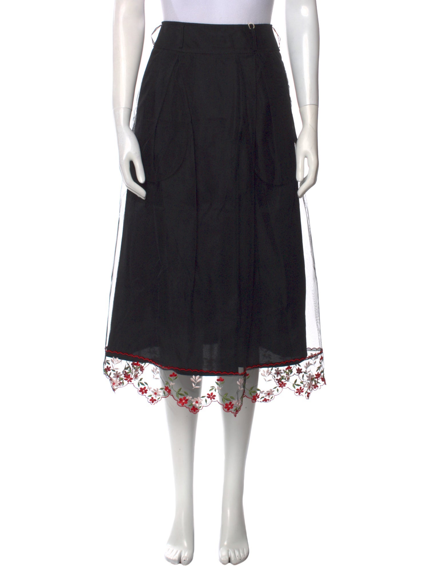 Simone Rocha Floral Print Midi Length Skirt w/ Tags