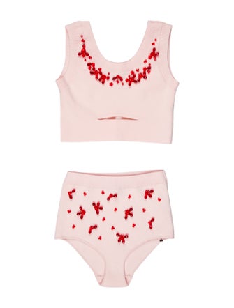 Simone Rocha Crystal Embellishments Short Set