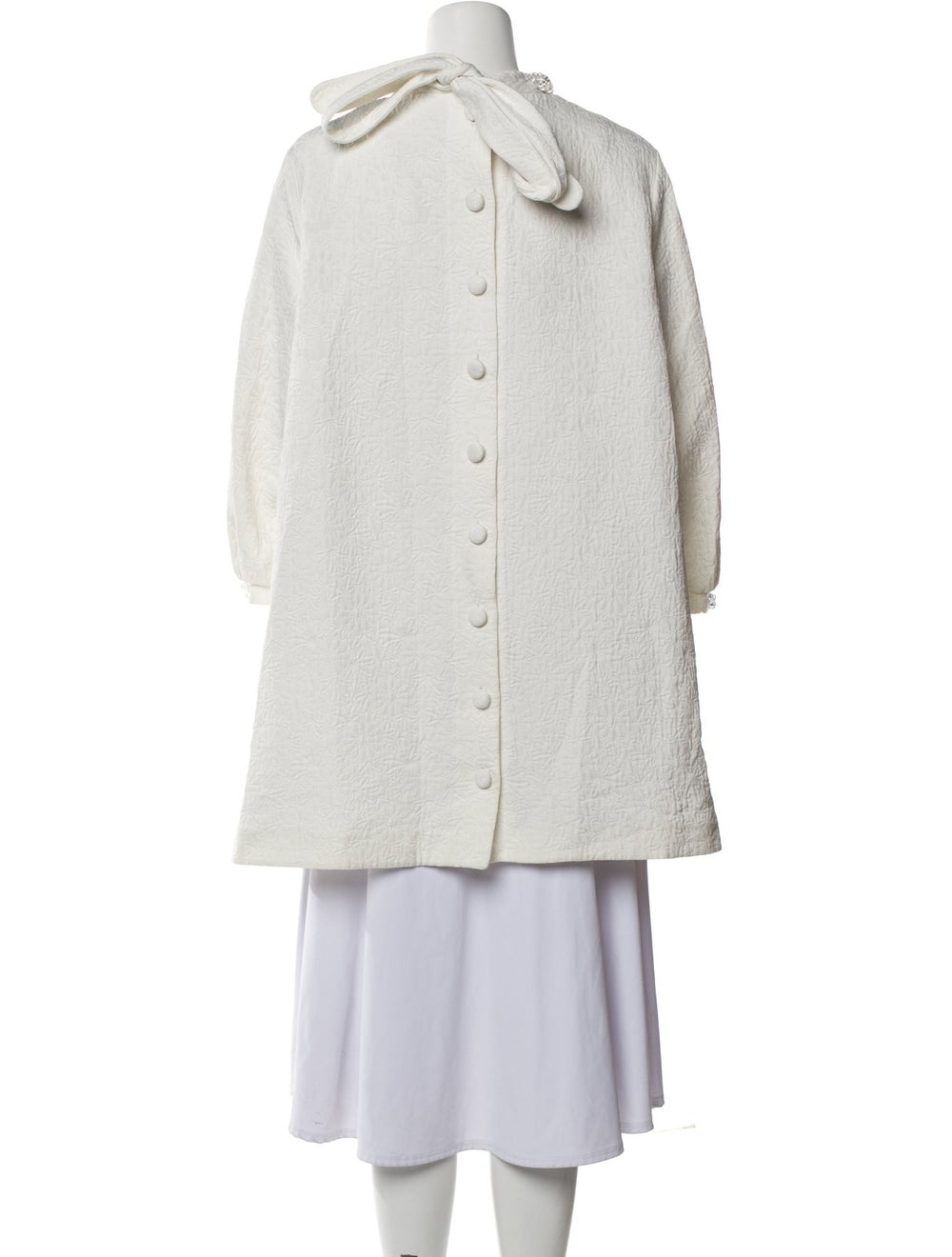 Simone Rocha Evening Jacket White Collarless - image 3