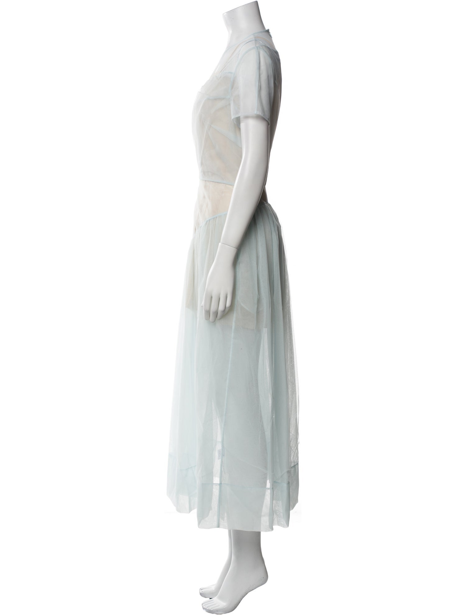 Simone Rocha Crew Neck Long Dress