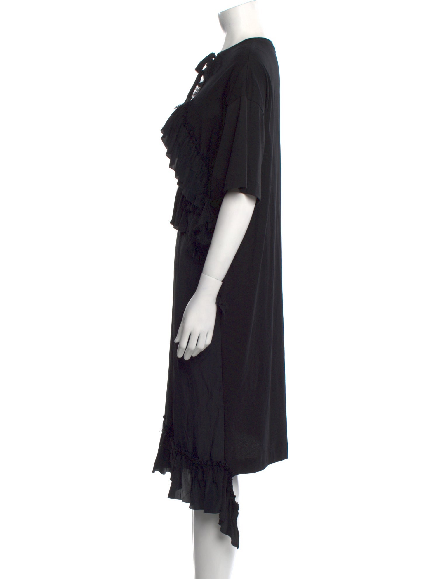 Simone Rocha Tie Neck Midi Length Dress