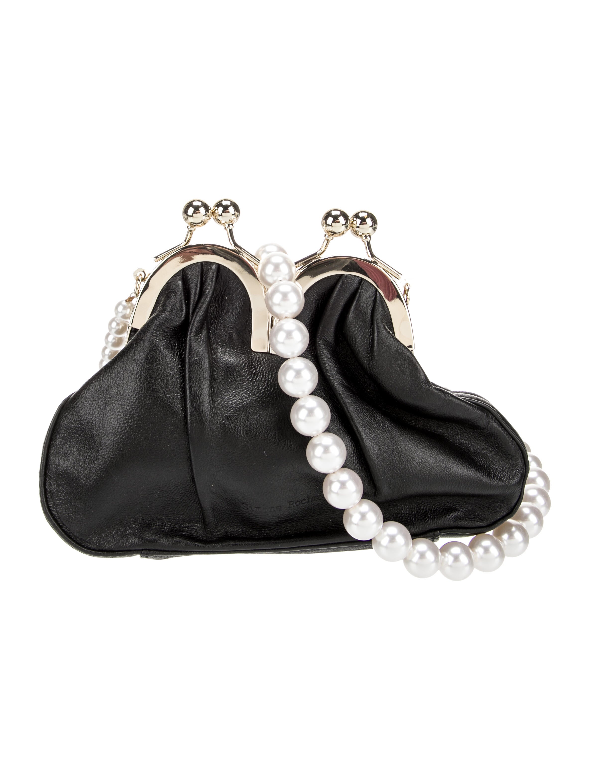 Simone Rocha Faux Pearl & Crystal Spiked Drop Earrings