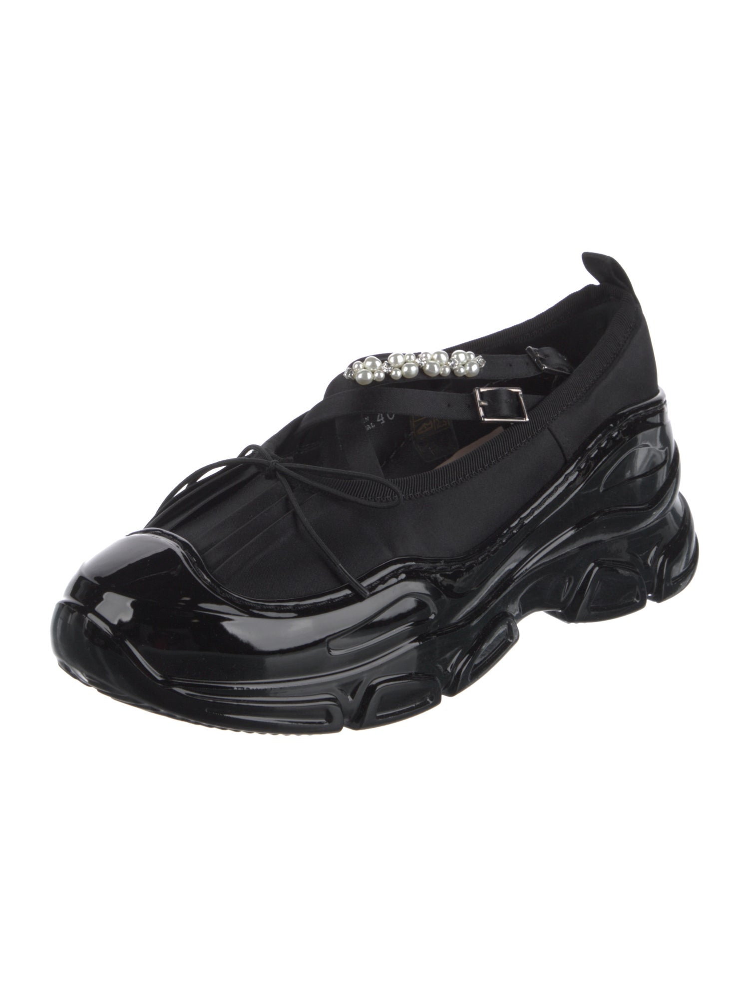 Simone Rocha Satin Bow Accents Sneakers