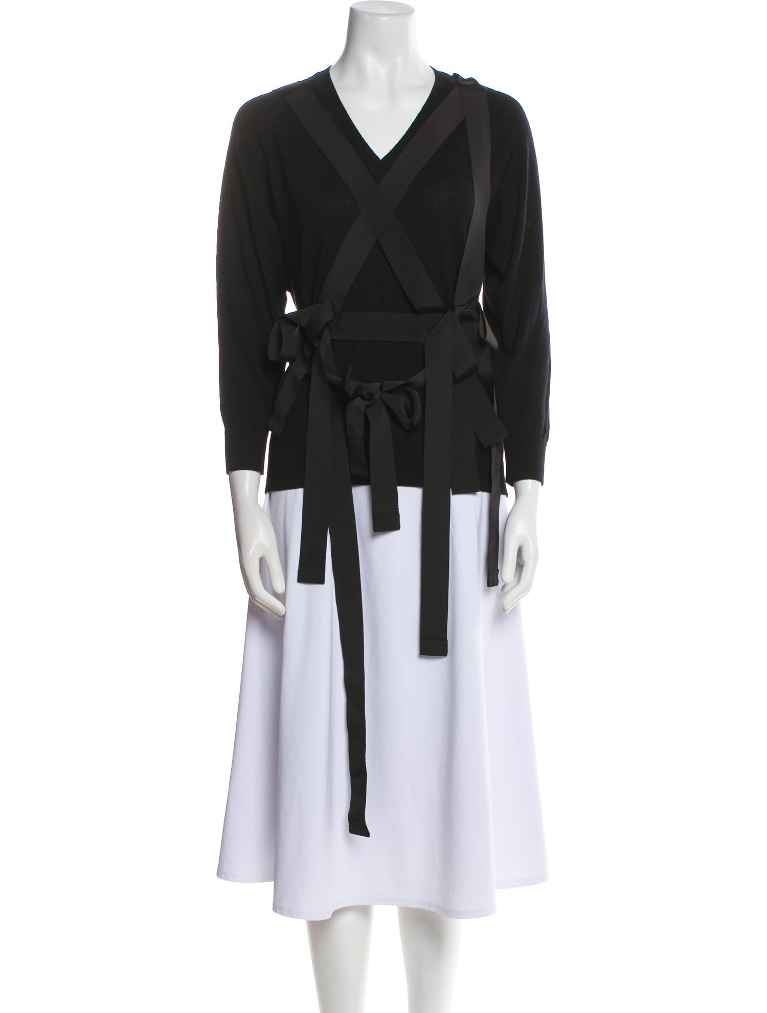 Simone Rocha Virgin Wool V-Neck Sweater