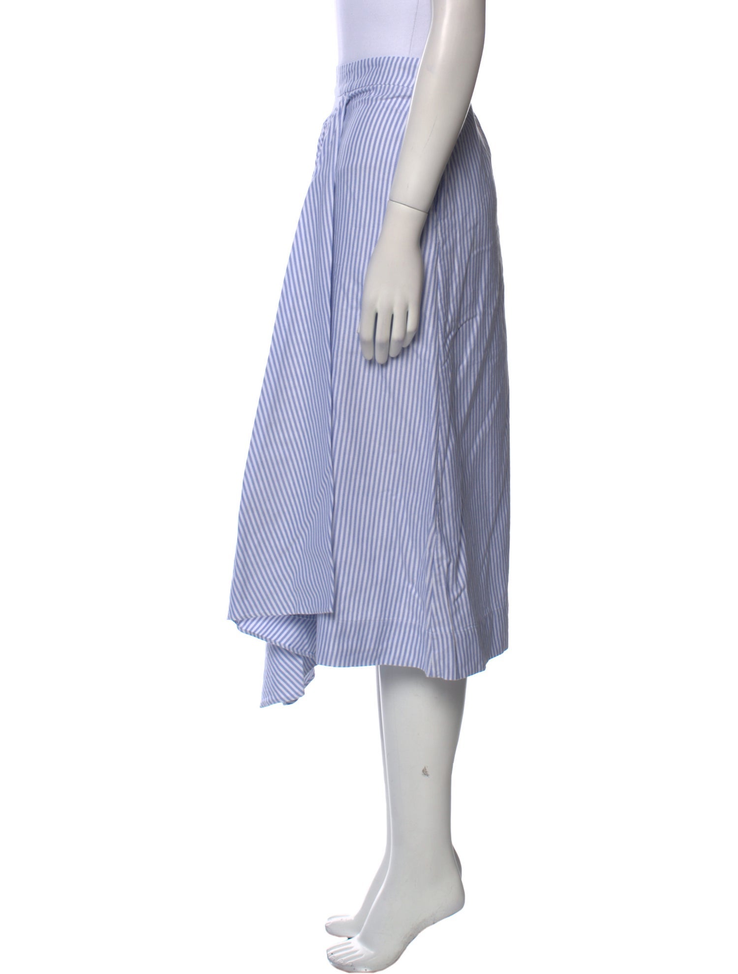 Simone Rocha Striped Midi Length Skirt