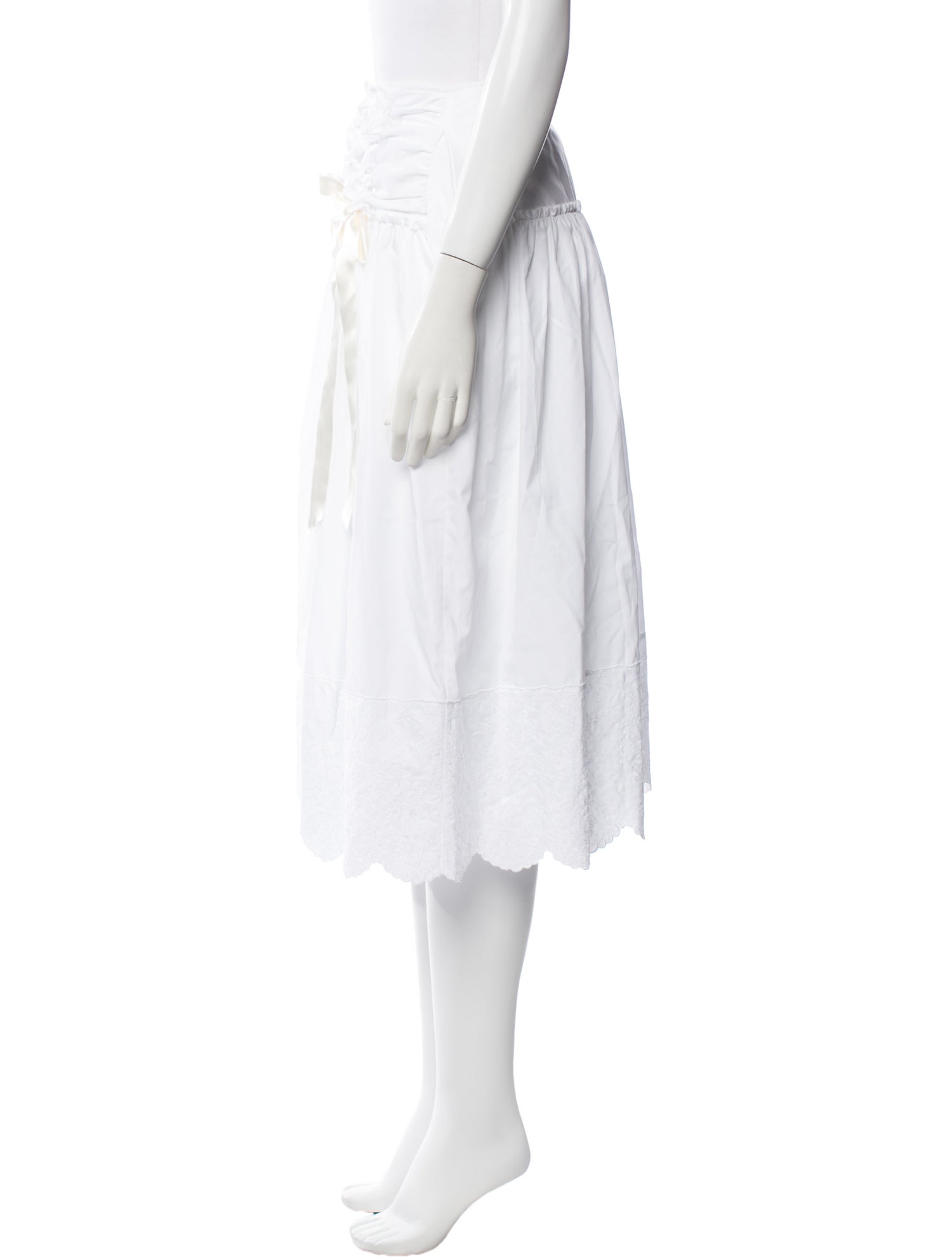 Simone Rocha Ruffle Embellishment Knee-Length Skirt