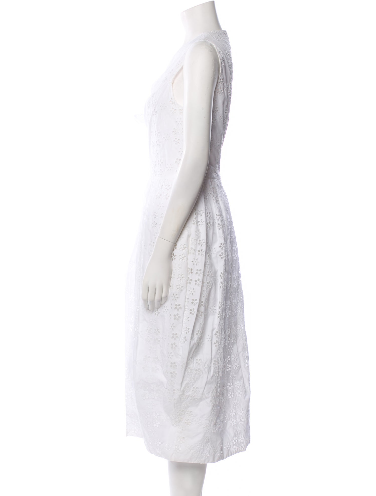 Simone Rocha Crew Neck Midi Length Dress