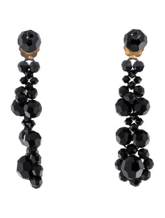 Simone Rocha Beaded Victorian Flower Drop Earrings