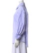 Simone Rocha Striped Long Sleeve Button-Up Top