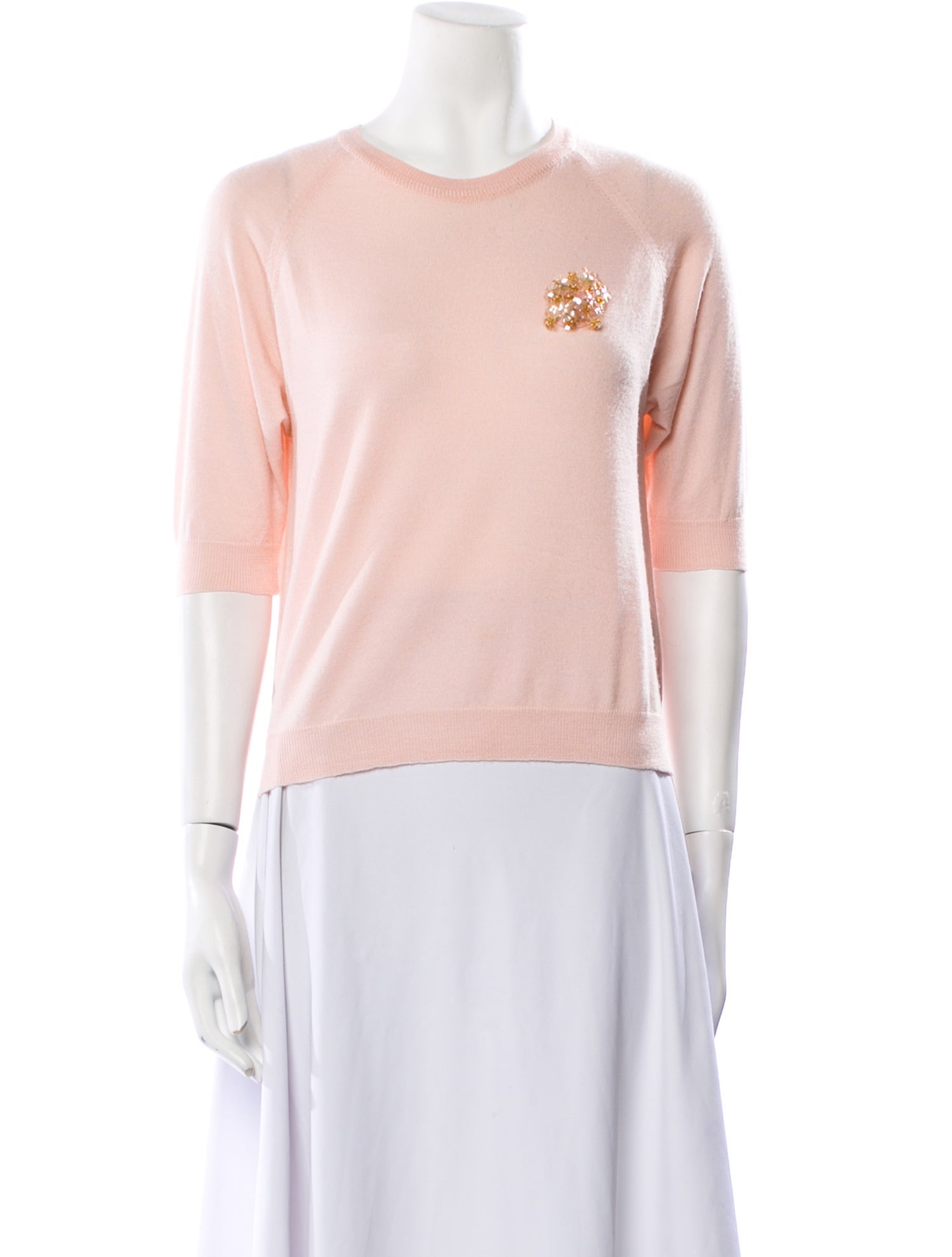 Simone Rocha Merino Wool Crew Neck Sweater