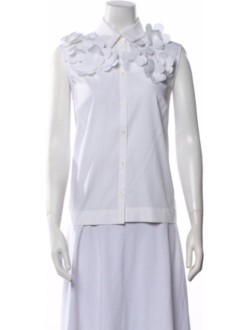 Simone Rocha Sleeveless Button-Up Top