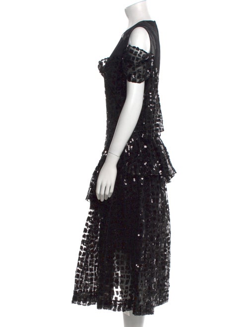 Simone Rocha Lace Pattern Midi Length Dress