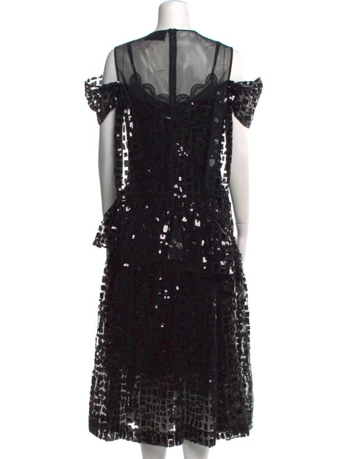 Simone Rocha Lace Pattern Midi Length Dress