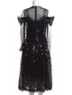 Simone Rocha Lace Pattern Midi Length Dress