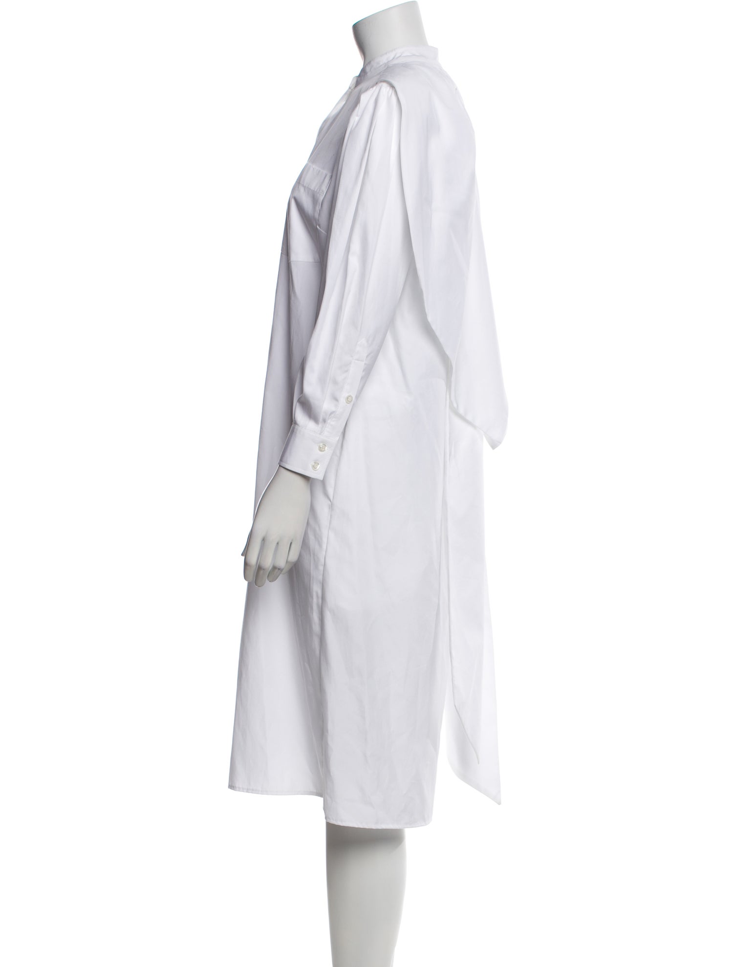 Simone Rocha Mock Neck Midi Length Dress