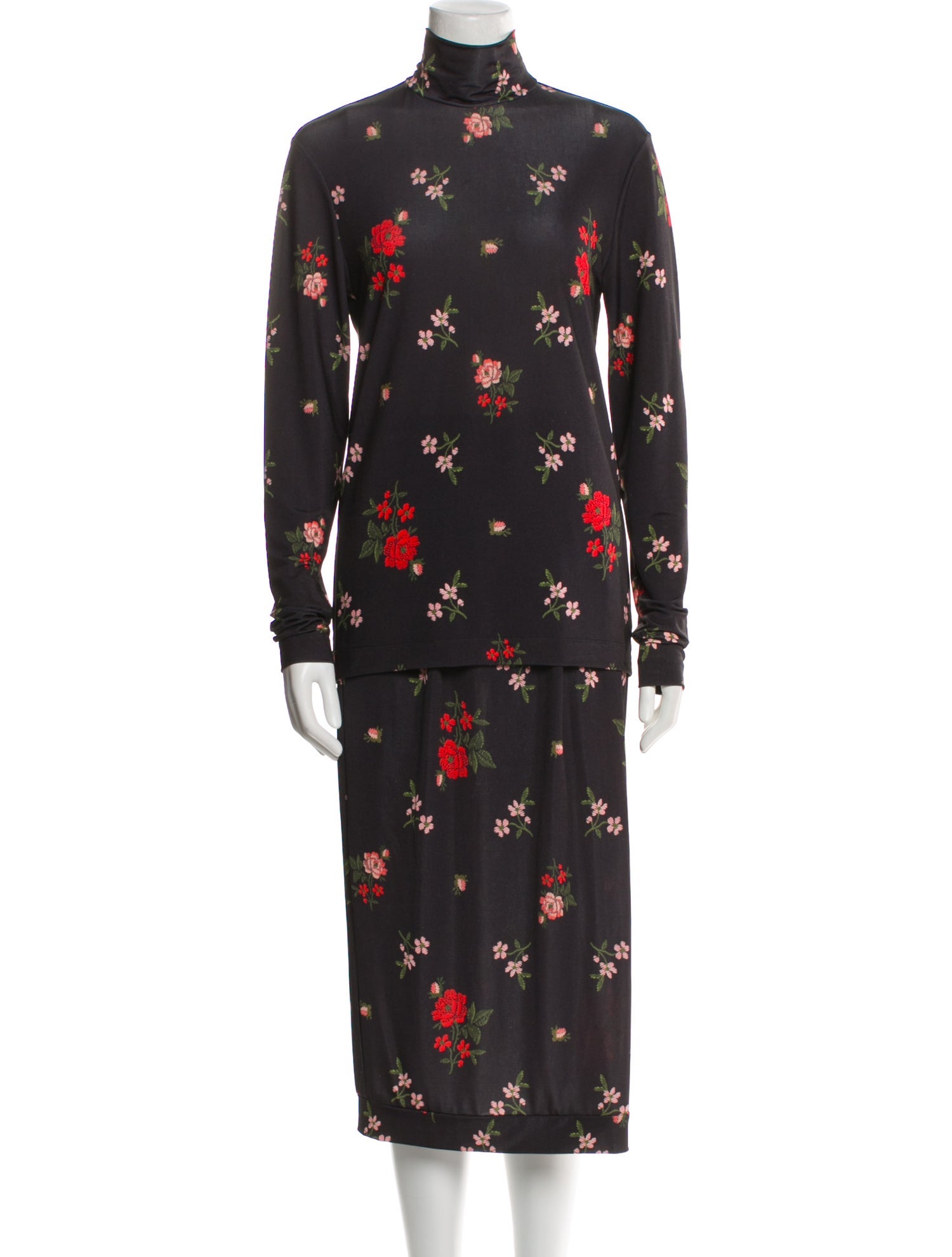 Simone Rocha Printed Ruffle Embellishment Skirt Set