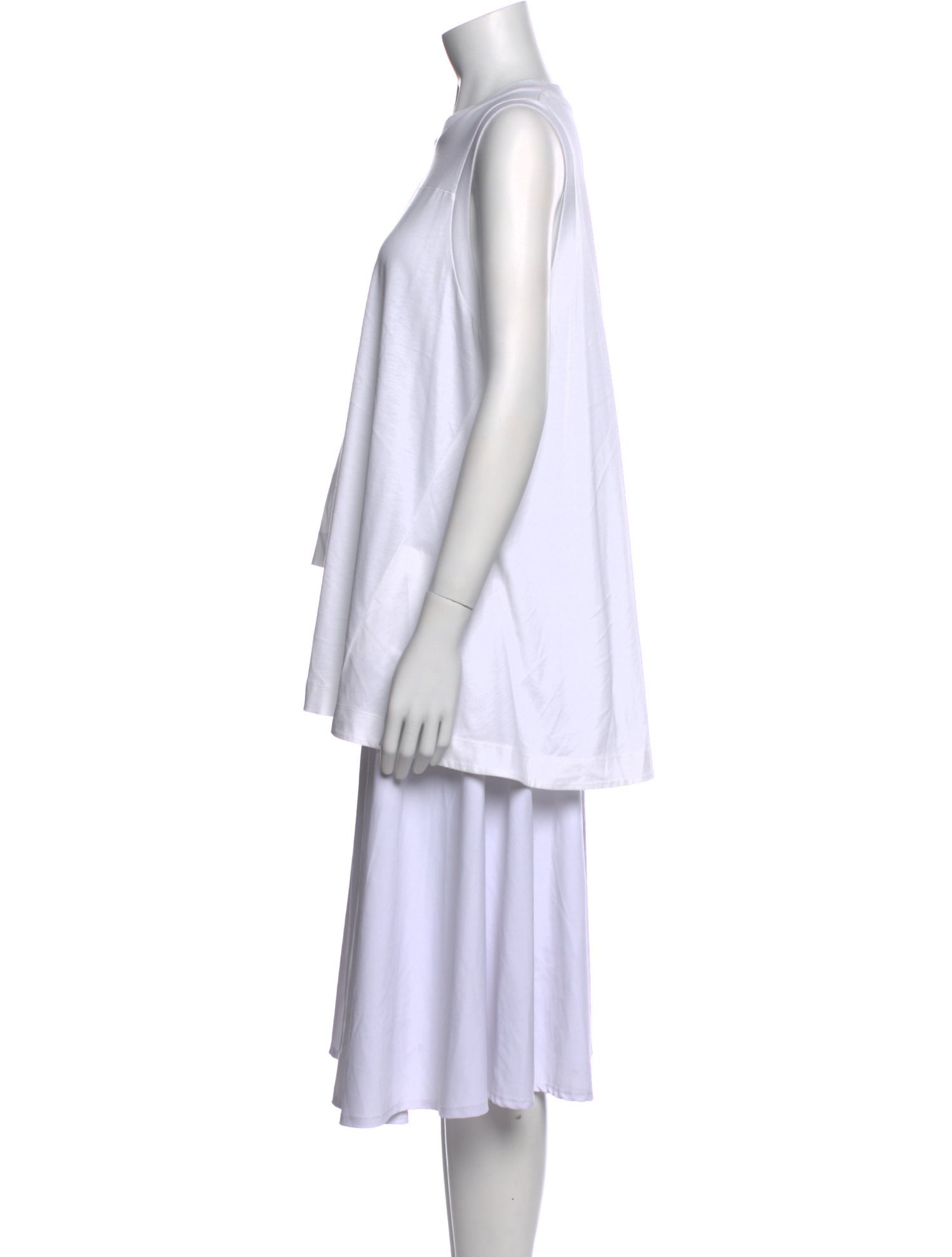 Simone Rocha Bateau Neckline Sleeveless Tunic