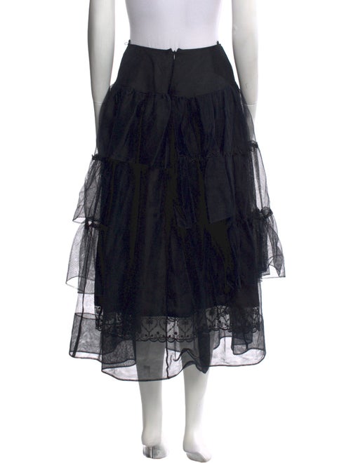 Simone Rocha Nylon Midi Length Skirt