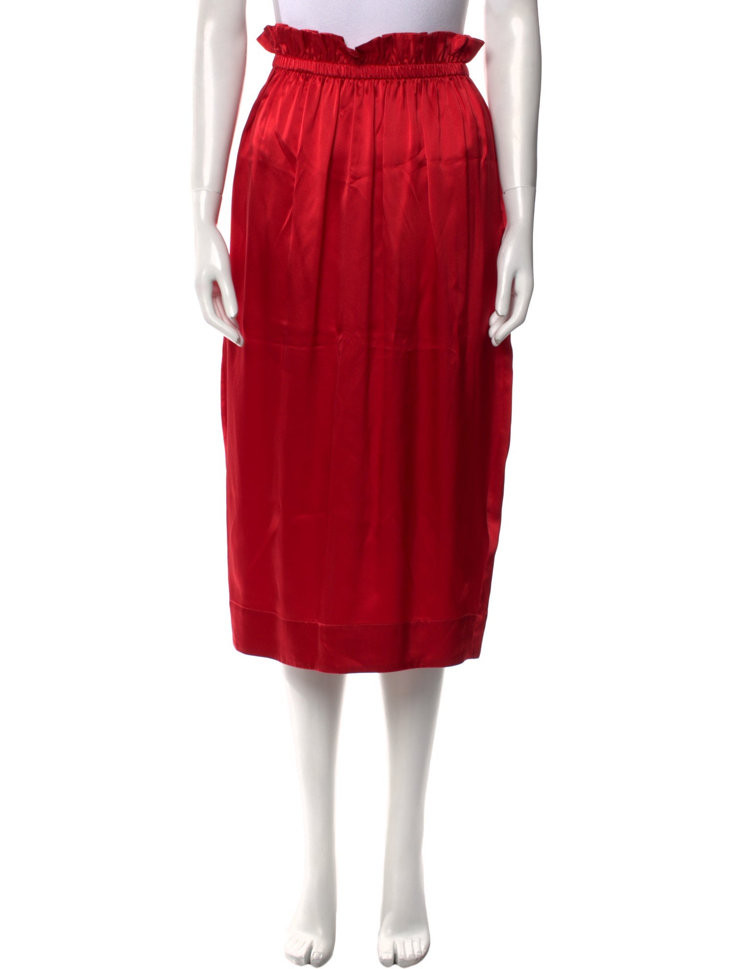 Simone Rocha Silk Midi Length Skirt