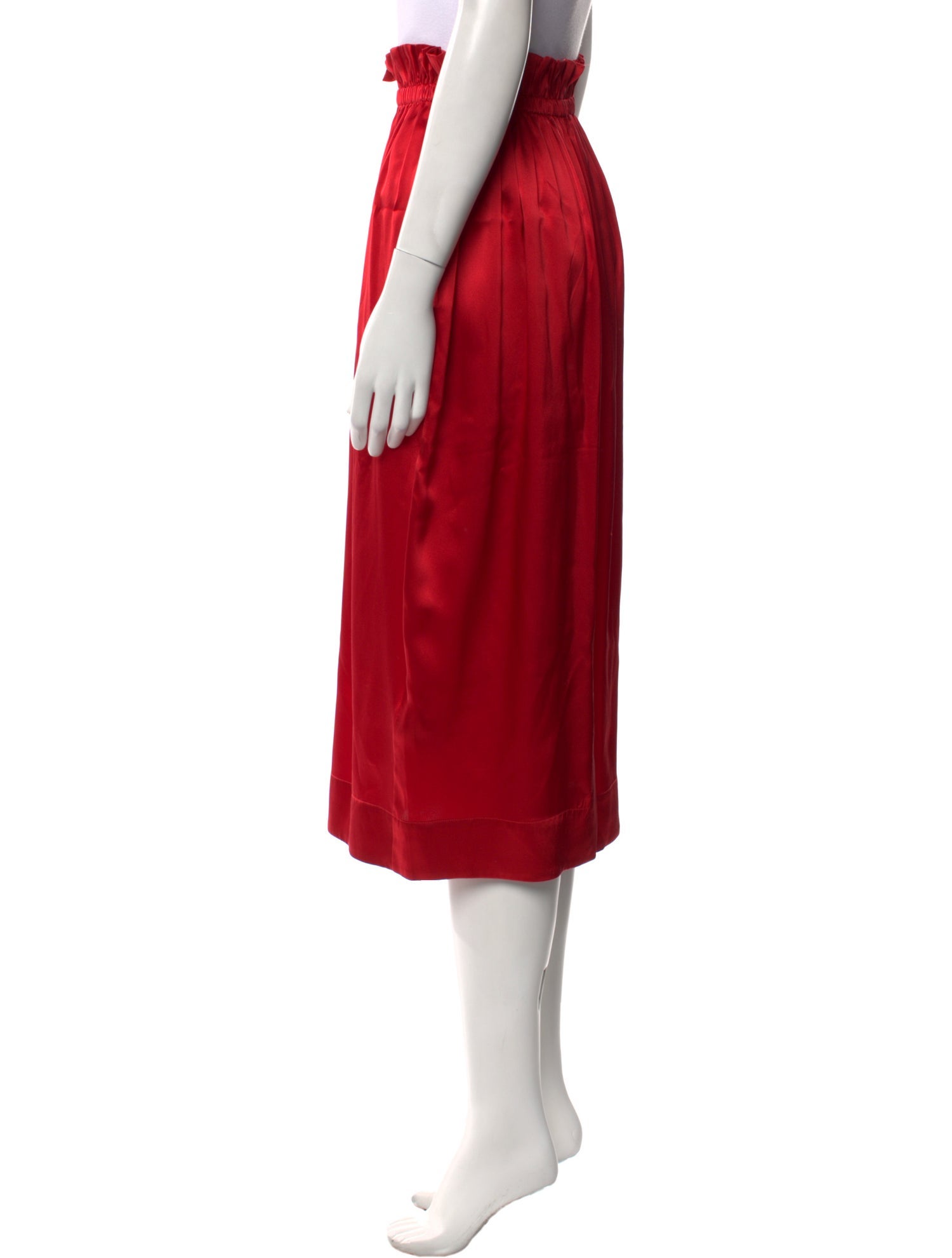 Simone Rocha Silk Midi Length Skirt