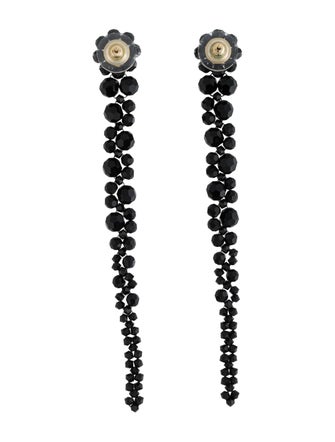 Simone Rocha Crystal Drip Drop Earrings