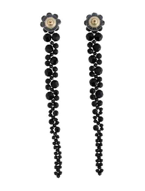 Simone Rocha Crystal Drip Drop Earrings