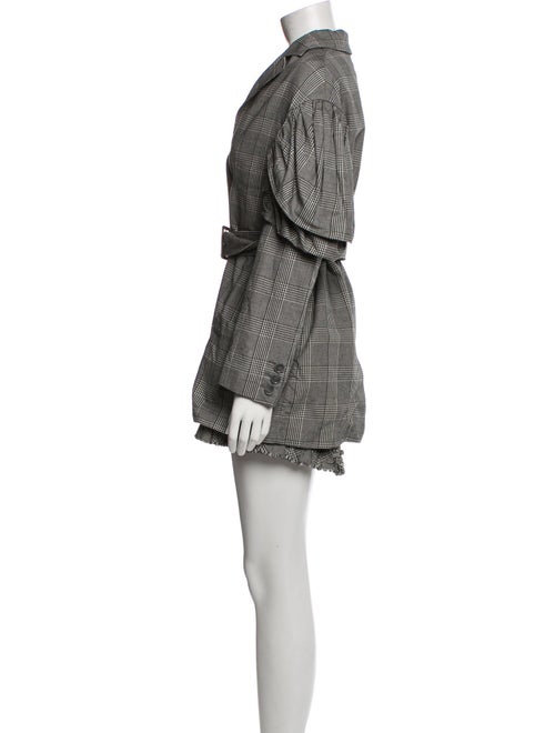 Simone Rocha Plaid Print Ruffle Embellishment Skirt Set